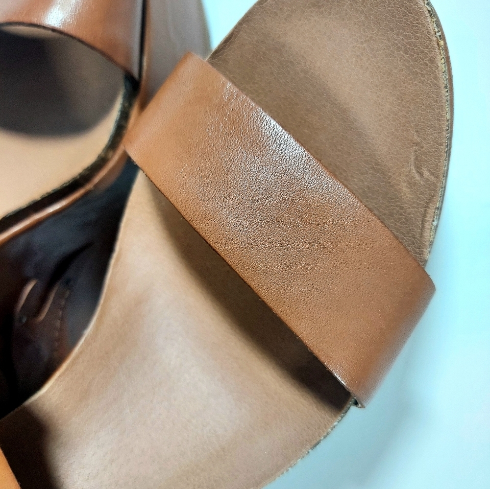 Lucky Brand Women's Stillwater Leather Floral Applique Boho Chic Wedges - Picture 8 of 10